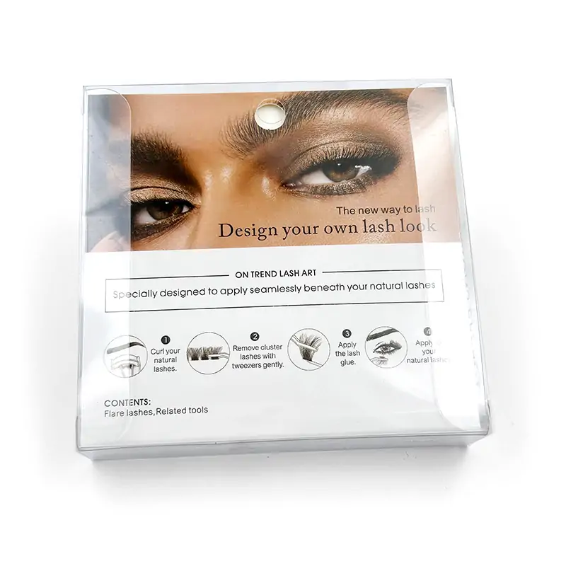 New Design PET Box 0.07mm Individual Cluster Lashes C Curl Segmented Eyelash Extension
