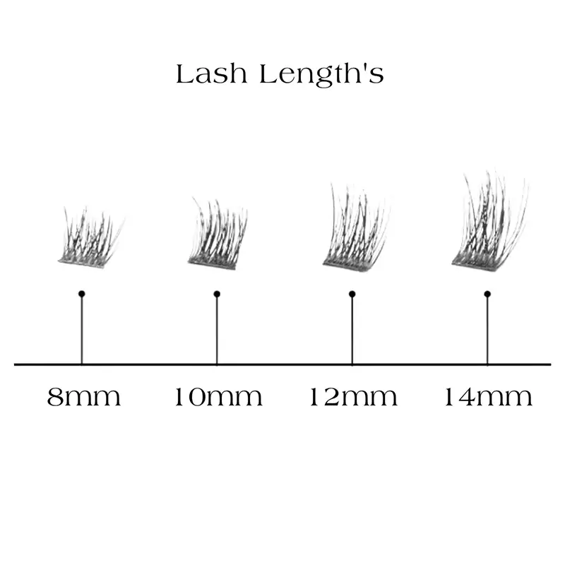 DIY Individual Lazy Lashes At Home Application Steps Manufacture