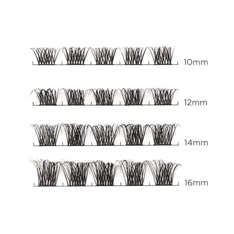DIY Individual Lazy Lashes At Home Application Steps Manufacture