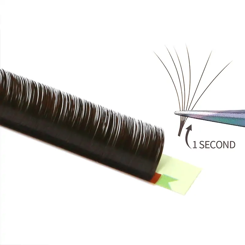 Brown Easy Fan Eyelashes Extension  0.05