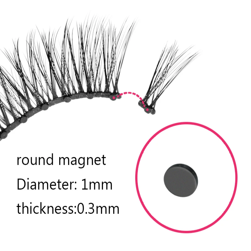 New magnet eyelash magnet diameter 1mm