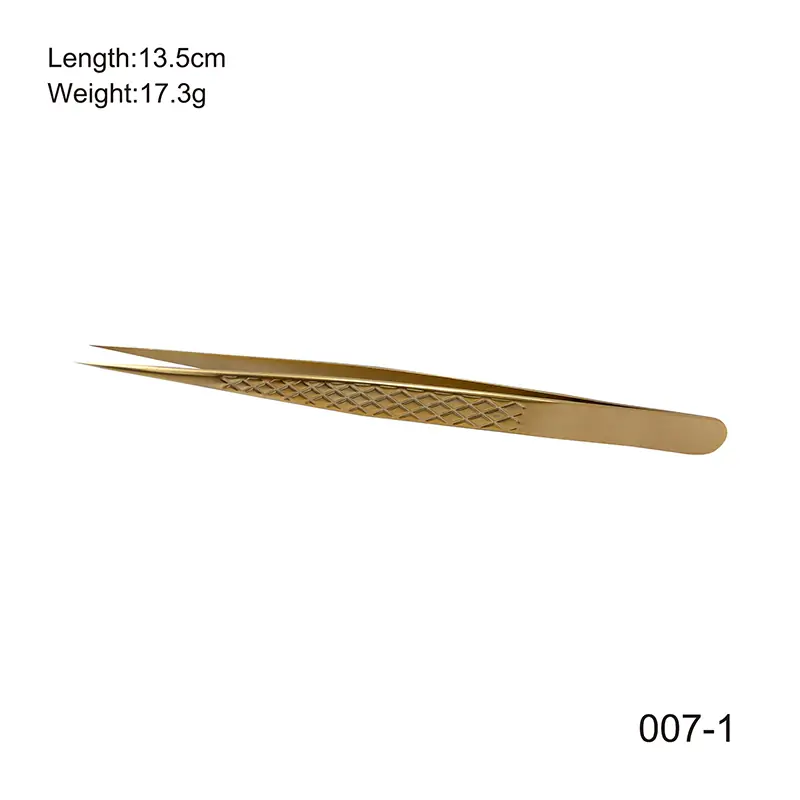 New Arrival Tweezers Style: 007-012 of  Gold Pattern
