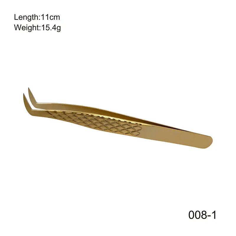 New Arrival Tweezers Style: 007-012 of  Gold Pattern