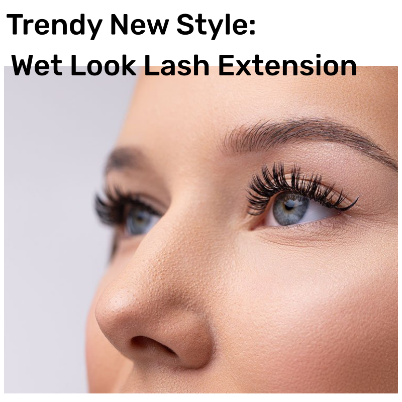 How to create wet lash?